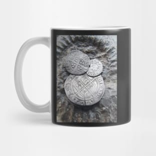 Metal detectorist, hammered coin Mug